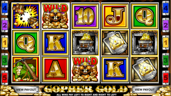Juego de tragamonedas Gopher Gold 