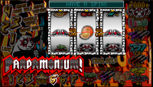 Juego de tragamonedas Pandamonium