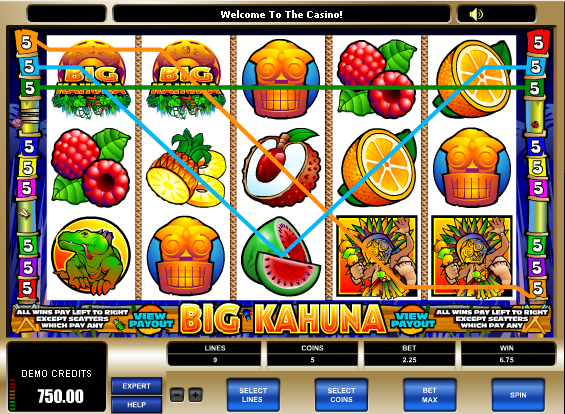 Juego de tragamonedas Big Kahuna