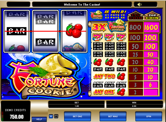 Haz click y juega el juego de tragamonedas gratis Fortune Cookie Juego de tragamonedas Fortune Cookie