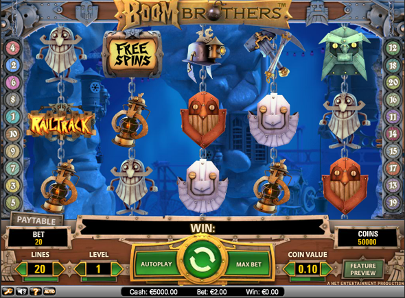 Boom Brothers juegos de tragamonedas gratis