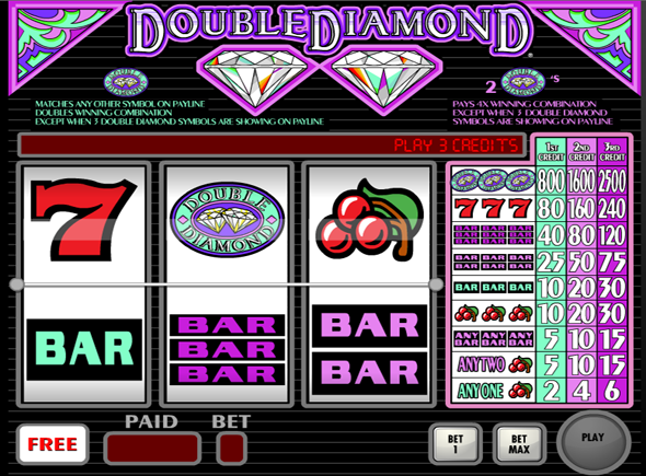 Double Diamond juegos de tragamonedas gratis