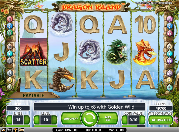Haz click y juega el juego de tragamonedas gratis Dragon Island Dragon Island juegos de tragamonedas gratis