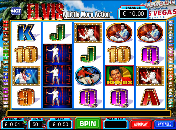 Elvis 1 juegos de tragamonedas gratis