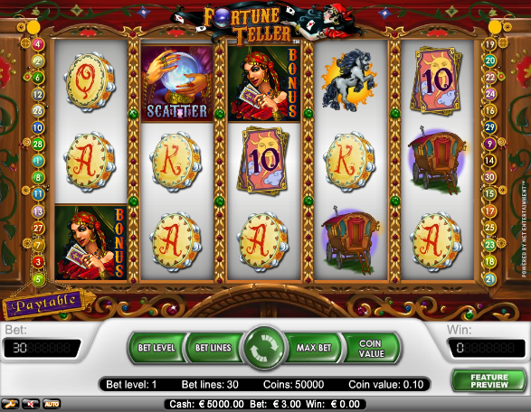 Fortune Teller juegos de tragamonedas gratis