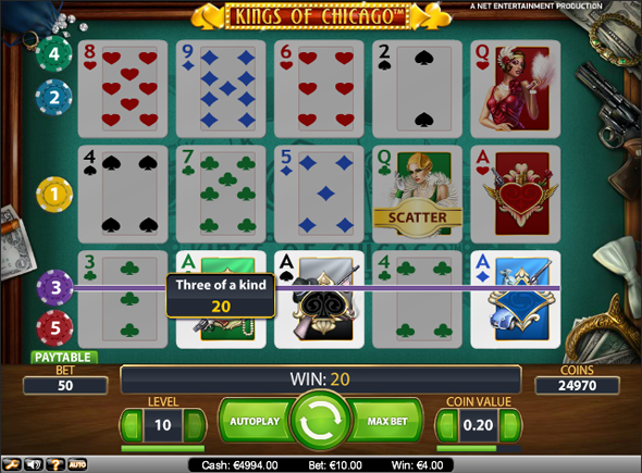 Kings of Chicago juegos de tragamonedas gratis 