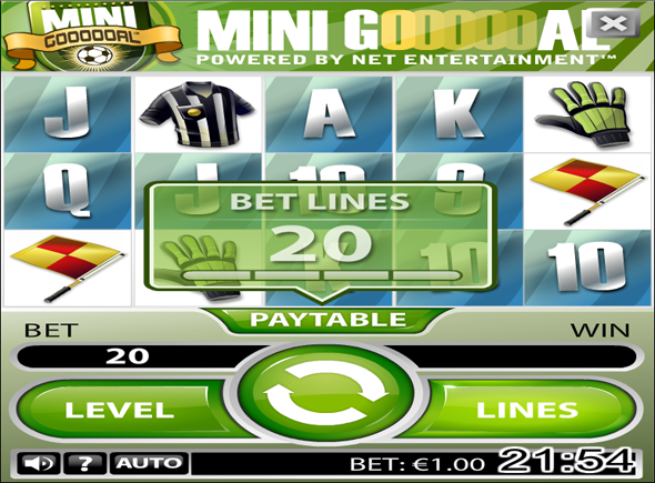 Mini Goooooal juegos de tragamonedas gratis