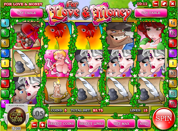 Haz click y juega el juego de tragamonedas gratis Love and Money Love and Money juegos de tragamonedas gratis