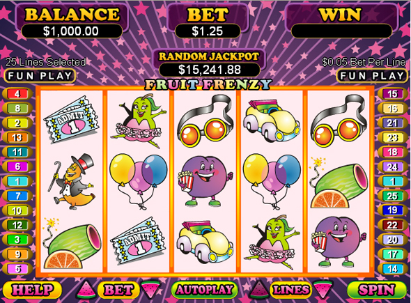 Haz click y juega el juego de tragamonedas gratis Fruit Frenzy Fruit Frenzy juegos de tragamonedas gratis