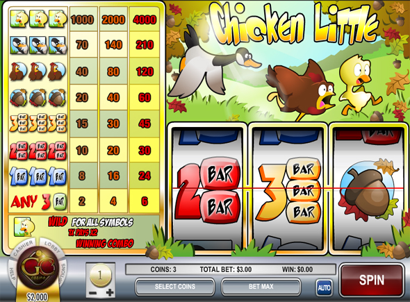 Haz click y juega el juego de tragamonedas gratis Chicken Little Chicken Little juegos de tragamonedas gratis