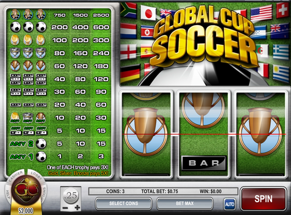 Global Cup Soccer juegos de tragamonedas gratis