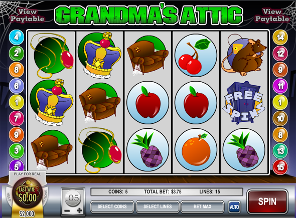 Grandma's Attic juegos de tragamonedas gratis