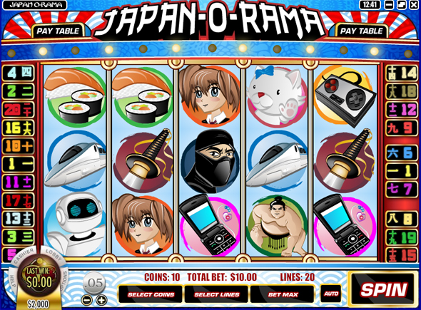 Japan-O-Rama juegos de tragamonedas gratis