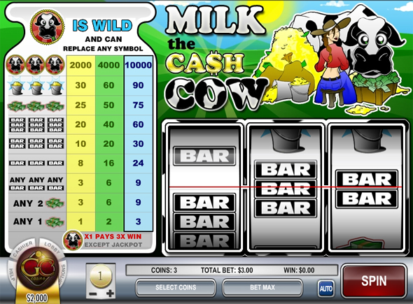 Milk the Cash Cow juegos de tragamonedas gratis