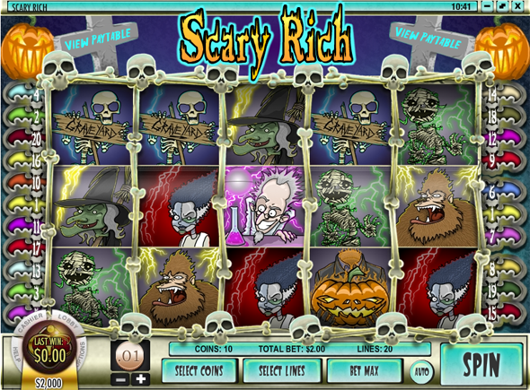 Juego de tragamonedas Scary Rich