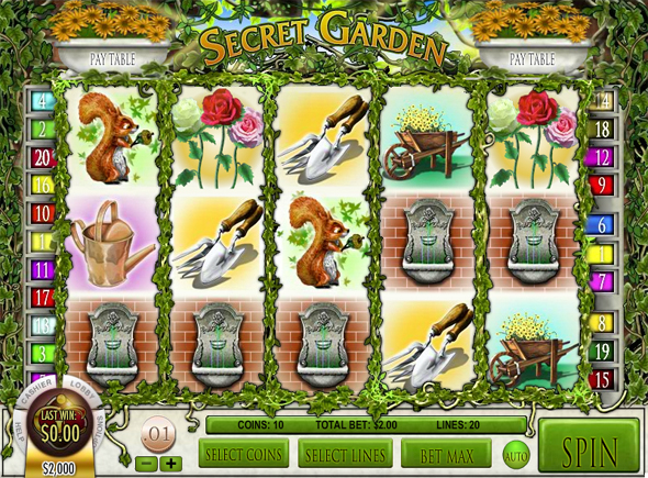 Haz click y juega el juego de tragamonedas gratis Secret Garden Secret Garden juegos de tragamonedas gratis