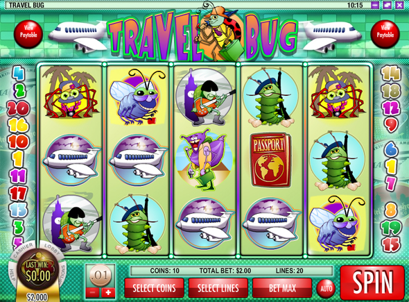 Travel Bug juegos de tragamonedas gratis